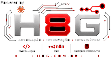 Powered by H8G — automação, integração e inteligência. h8g.com.br